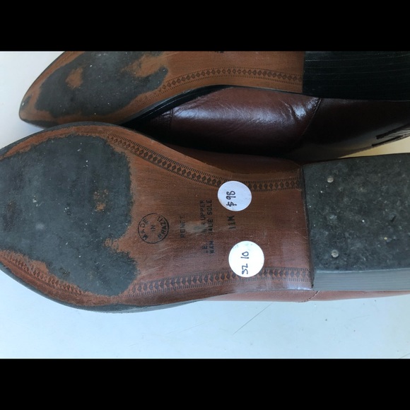 Vintage low top leather boots - Picture 5 of 6